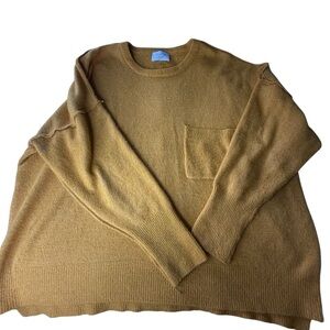 Tallulah‎ Kate Mustard Sweater XL Pocket
